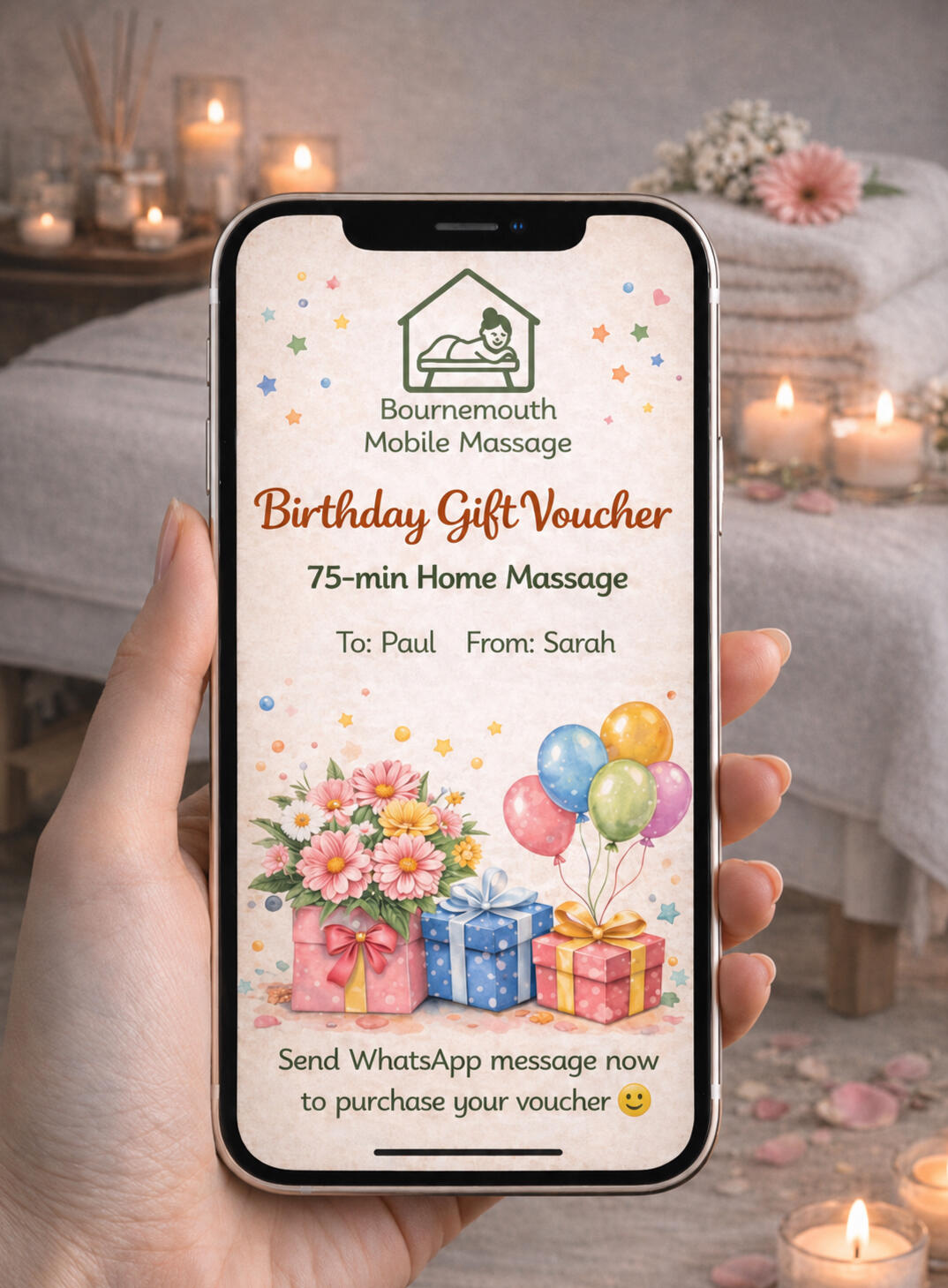 Massage Gift Bournemouth Mobile Massage